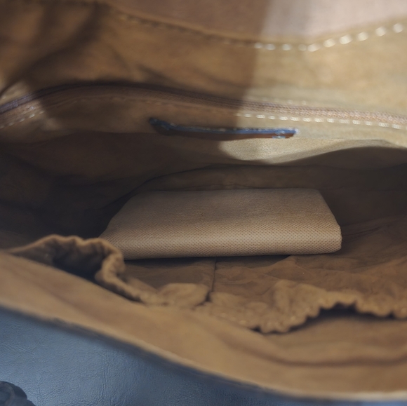 New: Patricia Nash Roana N/S Belted Crossbody - Color: Chocolate - Picture 8 of 10